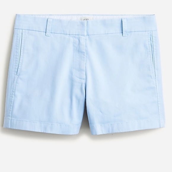 J crew 4” stretch chino shorts gentle sea blue - Picture 3 of 4